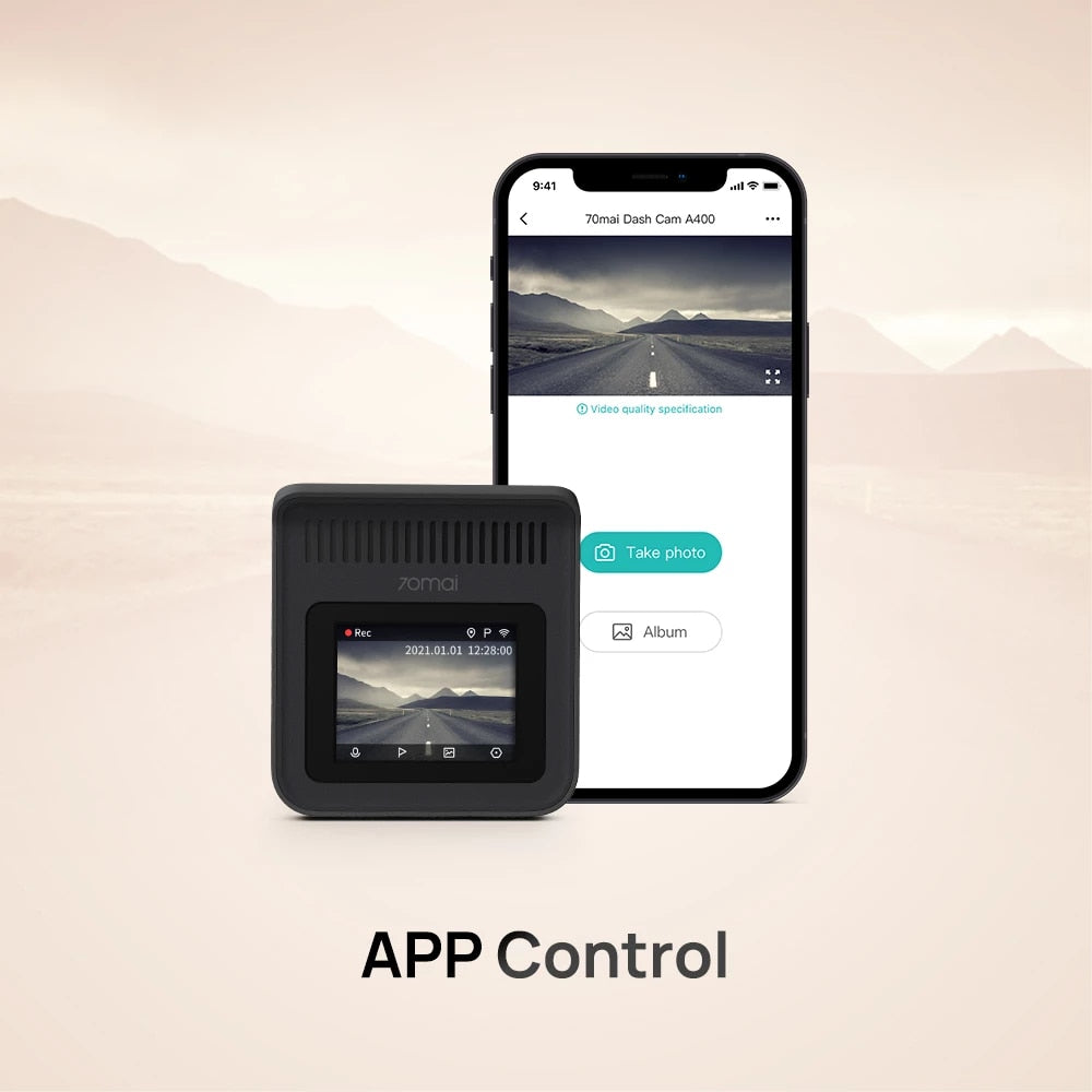 70mai Smart Dash Cam A400 Global Version 70mai